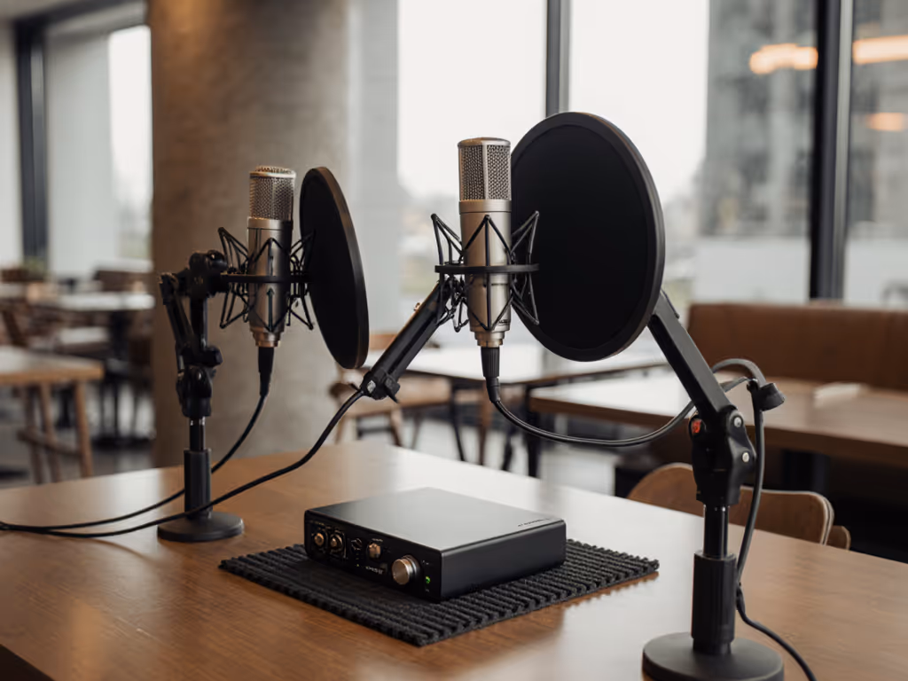 podcast_microphone_placement_with_gobos_in_a_non-studio_environment