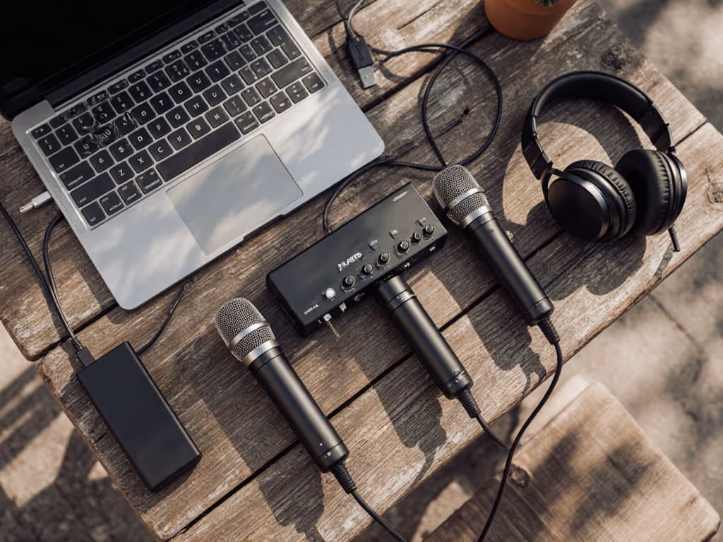 mobile_podcast_kit_setup_on_a_table_in_a_non-studio_location