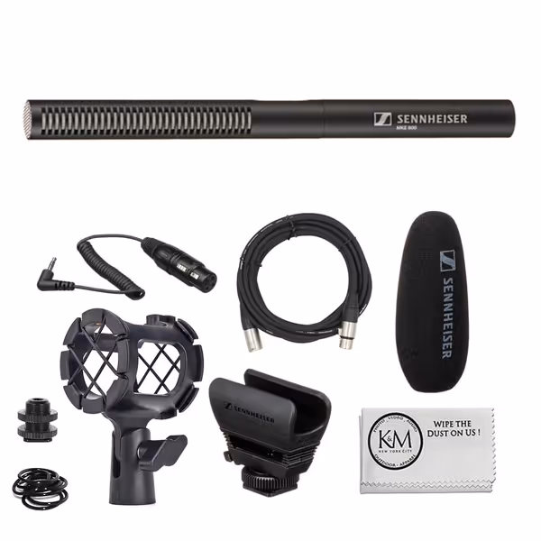Sennheiser MKE 600 Shotgun Microphone Bundle